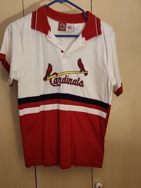 Genuine Merchandise Red, White & Navy Cardinals Polo
